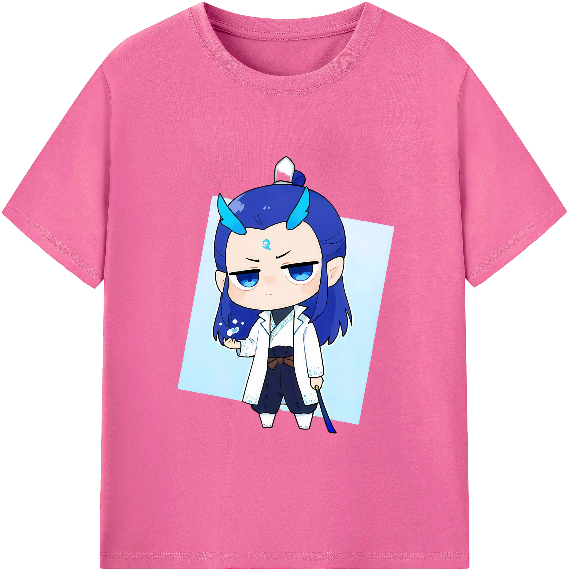 （画像用） Ne Zha 2 ナタ 魔童の大暴れ レディースカジュアルプリントTシャツ（綿100％）